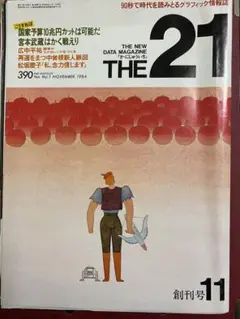 THE 21 1984年11月　創刊号　松坂慶子　一世風靡　宮本武蔵　中曽根康弘