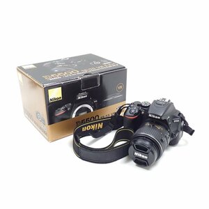 【中古】ニコン デジタル一眼レフカメラ D5500 18-55 VR II レンズキット ブラック 黒 Nikon