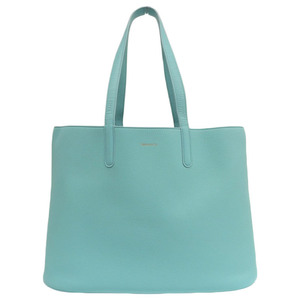 ティファニー TIFFANY & Co. トートバッグ レザー ブルー 中古 新入荷 TI0147