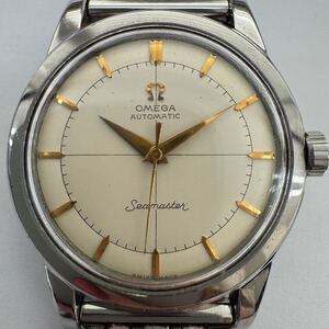 ★1円スタート★OMEGA オメガ Seamaster シーマスター 3針 メンズ 腕時計 オートマ 自動巻き ジャンク アンティーク ベルト純正 中古品