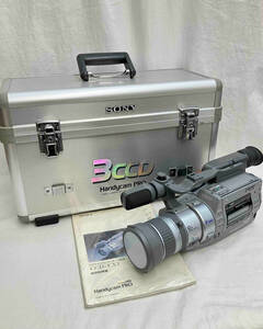 ジャンク SONY Handycam Video Hi8 ソニー ハンディカムプロ 8ミリ ビデオカメラ レコーダー CCD-VX1 本体 ハードケース付