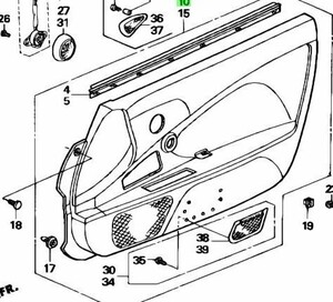 ★メーカー残り僅か★ ホンダ 純正 S2000 ABA-AP1 L フロントドアー Honda Genuine S2000 ABA-AP1 L front door JDM 即決