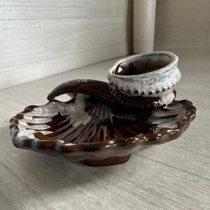 【A0358】茶道具 花器 灰皿 皿? 置物 インテリア