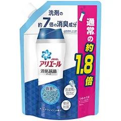 アリエール 消臭&抗菌ビーズ 洗剤の7倍の消臭成分 マイルドフレッシュ 詰め替え 約1.8倍(760mL) 1袋