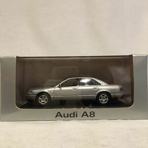 AUDI ディーラー特注 1/43 アウディ A8 シルバー MINICHAMPS ミニチャンプス ミニカー モデルカー D2 初代 4.2 3.7 クワトロ S8