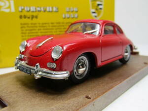 Porsche 1/43 ポルシェ 356 クーペ 1952 FLAT４ ヴィンテージ Brumm イタリア製 Made in Italy 50s フェルディナント 930 911 955 未展示