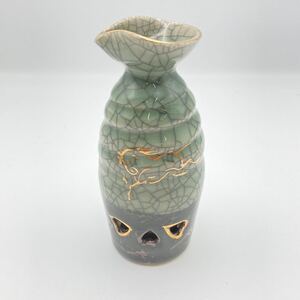 m1024601-32 相馬焼 骨董 骨董品 陶芸和食器 酒 アンティーク 年代物 焼物 陶芸品 陶器 馬絵 徳利 中古品