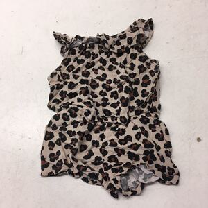 送料無料★H&M エイチアンドエム★ヒョウ柄サロペット　レオパード柄オールインワン★女の子キッズ　3-4歳　110 #50324see