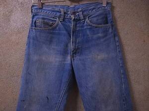 【雰囲気◎】 60s LEVIS リーバイス 505 ビッグE デニムパンツ /ビンテージ50s 501 606 605 BIGE カツラギ 518 Lee101 黒 ブラック 66前期