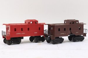 ライオネル ◎ 車掌車 LIONEL LINES 6047 2両セット 鉄道模型 Oゲージ ◎ #3761