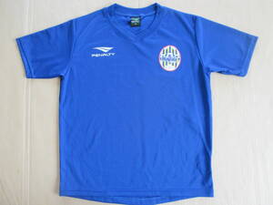 送料210 Montedio YAMAGATA キッズ ロゴ プリント Tシャツ 青 150 モンテディオ山形 サッカーJリーグ J2 ウインスポーツ PENALTY 子供用