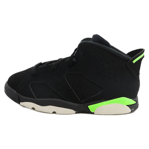 ナイキ TD Air Jordan 6 Retro Electric Green エアジョーダン6 レトロ エレトリックグリーン キッズ 384667-003 US10C/16.0cm