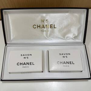 【TK0114】CHANEL No5 サヴォン 75g2セット 未使用 石けん 