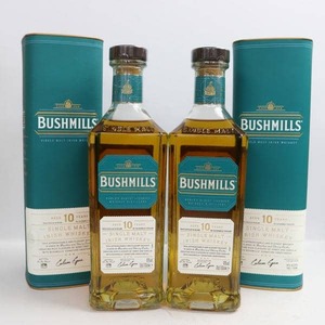 1円～【2本セット】BUSHMILLS（ブッシュミルズ）10年 40％ 700ml D24K140003