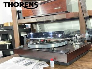 レコードプレーヤー THORENS TD320 MKII SME 3009 S2 improved 搭載 取説/新品ベルト等付属 Audio Station