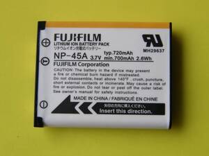 ◆NP-４５Ａ　FUJI 純正充電池 まだまだ立派に使える中古. 美品　◆