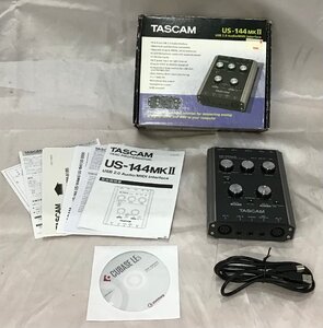 管理番号=b0800322【中古】TASCAM US-144MKⅡ USB 2.0 AUDIO / MIDI INTERFACE JUNK タスカム インターフェース ジャンク 現状渡し