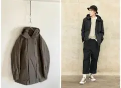 MHL WORN COMPACT COTTON ミリタリーブルゾン オリーブ L