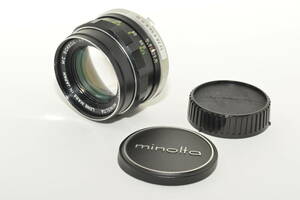 【外観特上級】MINOLTA MC ROKKOR-PF 55mm F1.7　#s9346