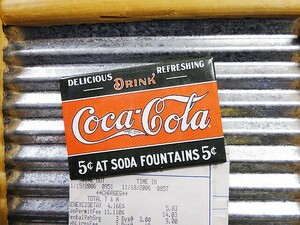 コカ・コーラ　マグネットシート　（5セント）　アメリカ雑貨　アメリカン雑貨