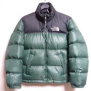 THE NORTH FACE ノースフェイス ヌプシ ダウンジャケット 700FP メンズ XSサイズ 正規品 グリーン Z2941