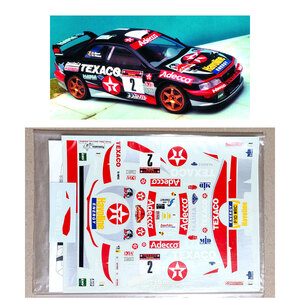 スバル インプレッサ WRC 2000 "TEXACO & Havoline" #2 Rally Wallonie 1/24 Renaissance ルネサンス デカール タミヤ