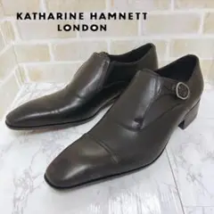 美品 KATHARINE HAMMNETT シングルモンク ローファー 26