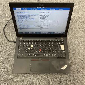 ジャンク品 LENOVO ThinkPad X280 Core i5-8250U@1.6GHz／メモリ8GB／HDDなし/ 現状渡し(管理103007)