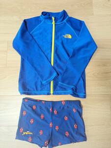 ザ ノースフェイス THE NORTH FACE　ジュニア ラッシュガード ＆ ZARA 水着 セット 120 130 ☆☆ 水着 水陸両用 ships アローズ ビームス 