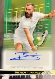 2024 TOPPS CHROME TENNIS BENOIT PAIRE　ブノワ・ペール　AUTO 直筆サイン