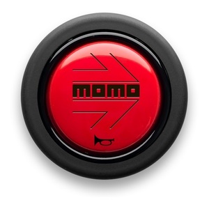 ＭＯＭＯ(モモ)　ホーンボタン　MOMO　RED　HB-04