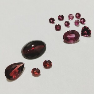 ガーネット & ロードライトガーネット 計約10.55ct【送料無料】