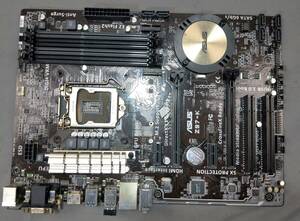 【中古パーツ】BIOS確認のみ、ASUS Z97-K マザーボード ＩＯパネル LGA1150 ■MB5024