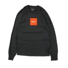 HUF ハフエッセンシャル ボックスロゴ ロングスリーブ 長袖 Tシャツ ロンT