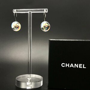 CHANEL シャネル ココマーク オーロラ ピアス ゴールド 美品 M4380