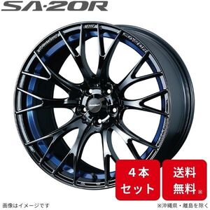 ウェッズ ホイール ウェッズスポーツ SA-20R クラウン 180系 トヨタ 17インチ 5H 4本セット 0072732 WEDS