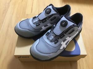 未使用品 asics WINJOB アシックス ウィンジョブ CP209 BOA 安全靴 シートロック/ホワイト 27.0cm