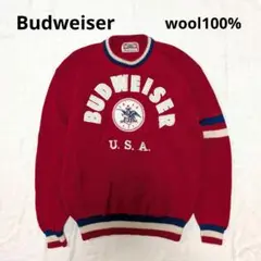 レア　Vintage　バドワイザー　Budweiser　ウールニット　wool