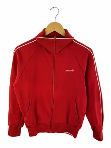 adidas◆ジャージ/S/ポリエステル/RED/ATS-70/デサント/西ドイツ