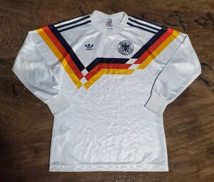 値下げ交渉 1988-1991年 西ドイツ代表 adidas 長袖 MADE IN WEST GERMANY 検)1989 1990 90 L/S EURO FIFA WC WORLD CUP ワールドカップ Y2K