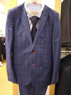 Scabal　メンズスーツ　ビジネススーツ　オーダースーツ　Y3 チェックスーツ