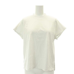 スリードッツ three dots Sanded jersey mini tee ミニTシャツ 半袖 プルオーバー S ライトグレー /SY ■OS レディース