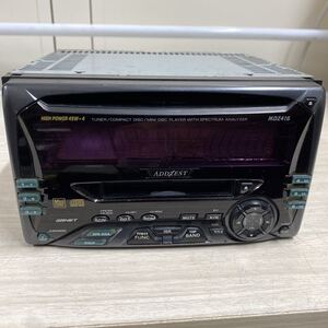 ADDZEST CD/MD TUNER/COMPACT DISC/MINI DISC PLAYER WITH SPECTRUM ANALYZER MDZ416 動作未確認　ジャンク