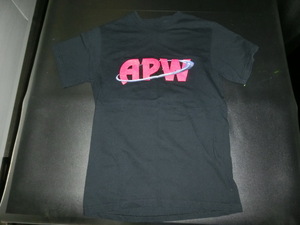 Tシャツ S プロレス APW 赤字黒 All Pro Wrestling USA 