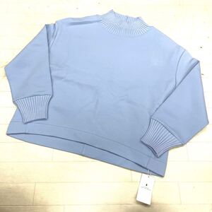 1655◎ 新品未使用 UNITED ARROWS GREEN LABEL RELAXING グリーン レーベル リラクシング トレーナー 長袖 ライトブルー レディースFREE