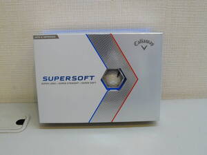 【35719】●新品未開封　Callaway　SUPER　SOFT　ゴルフボール　1ダース　12球