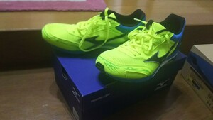 MIZUNOウェーブエキデン 24.0センチです。試し履きのみで未使用に近い。加水分解もなし。