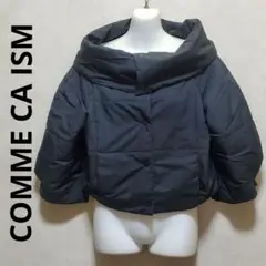 COMME CA ISM　黒 ショート丈　五分袖ジャケット