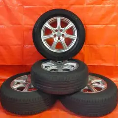 マナレイユーロスピード15×6J　PCD100　サマータイヤ195/65R15