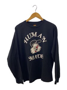 HUMAN MADE◆長袖カットソー/L/コットン/BLK